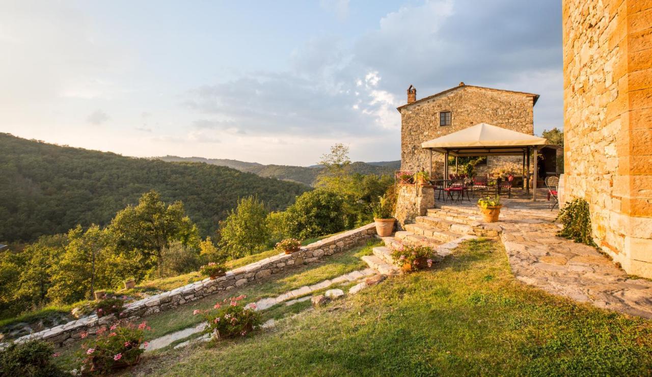 Borgo Livernano - Farmhouse With Pool ラッダ・イン・キアンティ エクステリア 写真