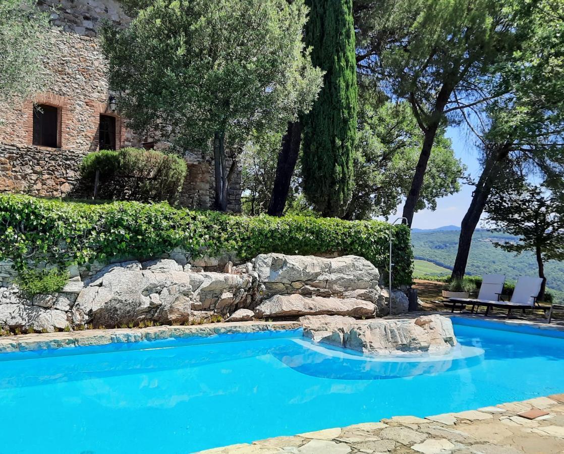 Borgo Livernano - Farmhouse With Pool ラッダ・イン・キアンティ エクステリア 写真